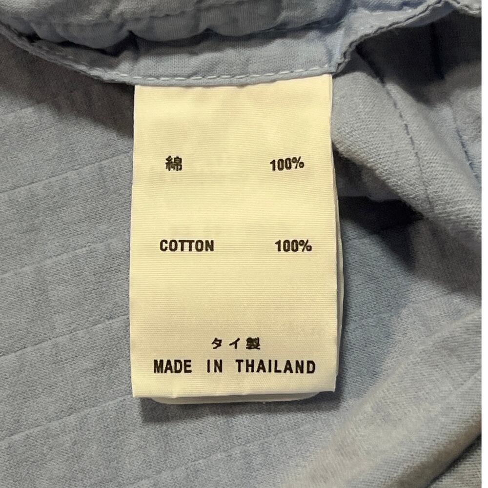Yacco Maricard Size 2 Large Fitted Textured Cotton Diagonal Pintuck Pleated Top - Picture 4 of 7